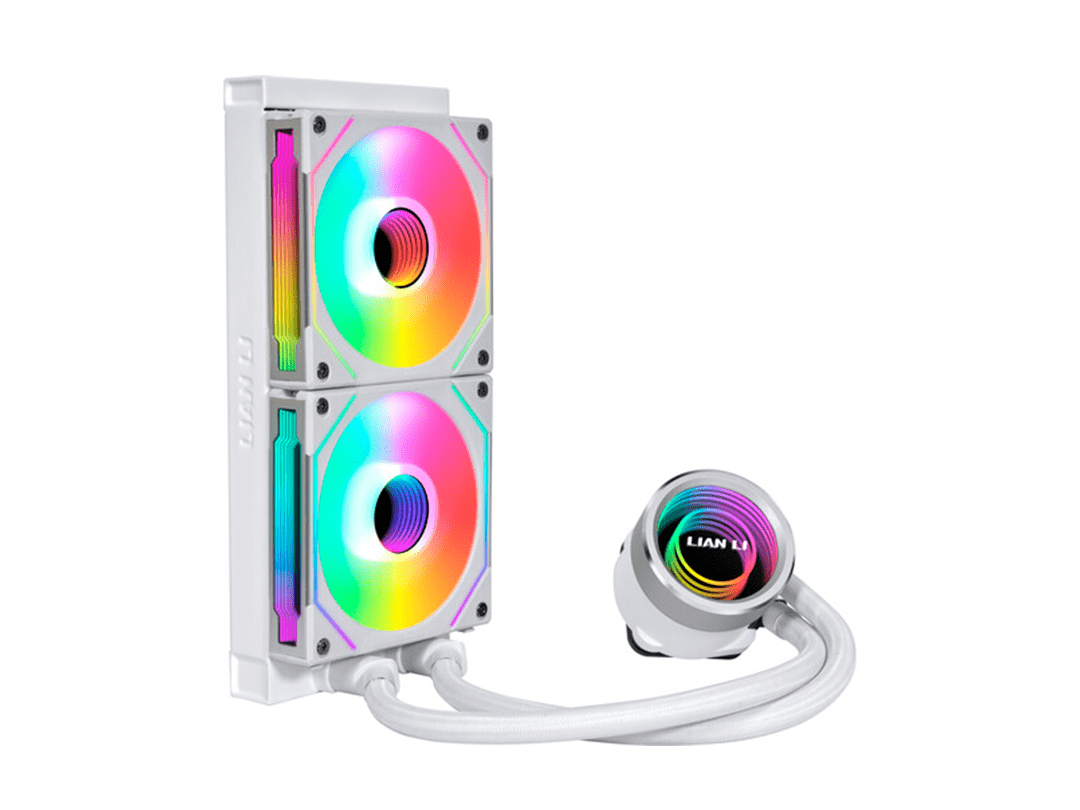 Lian Li 240mm Galahad II Trinity AIO Cooler with SL-Infinity Fans - White in Qatar Lian Li 240mm Galahad II Trinity AIO Cooler with SL-Infinity Fans - White in Qatar